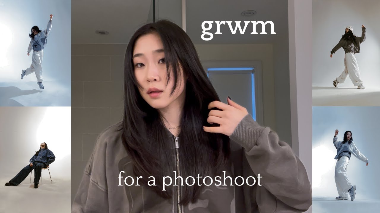 grwm for a photoshoot (model with me for editorial vibes) 💫