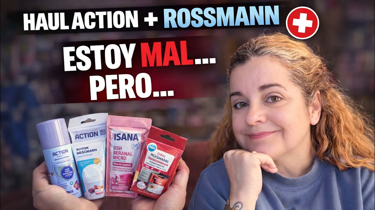 😳 NO ME ENCUENTRO BIEN… pero tenía que grabar 😔 | HAUL Action + Rossmann🛍️