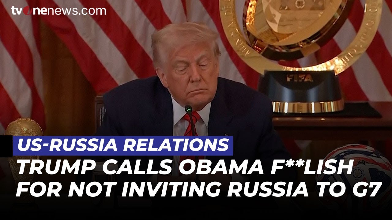 Trump Calls Barack Obama Foolish for Excluding Russia from G7 | OneNews Update