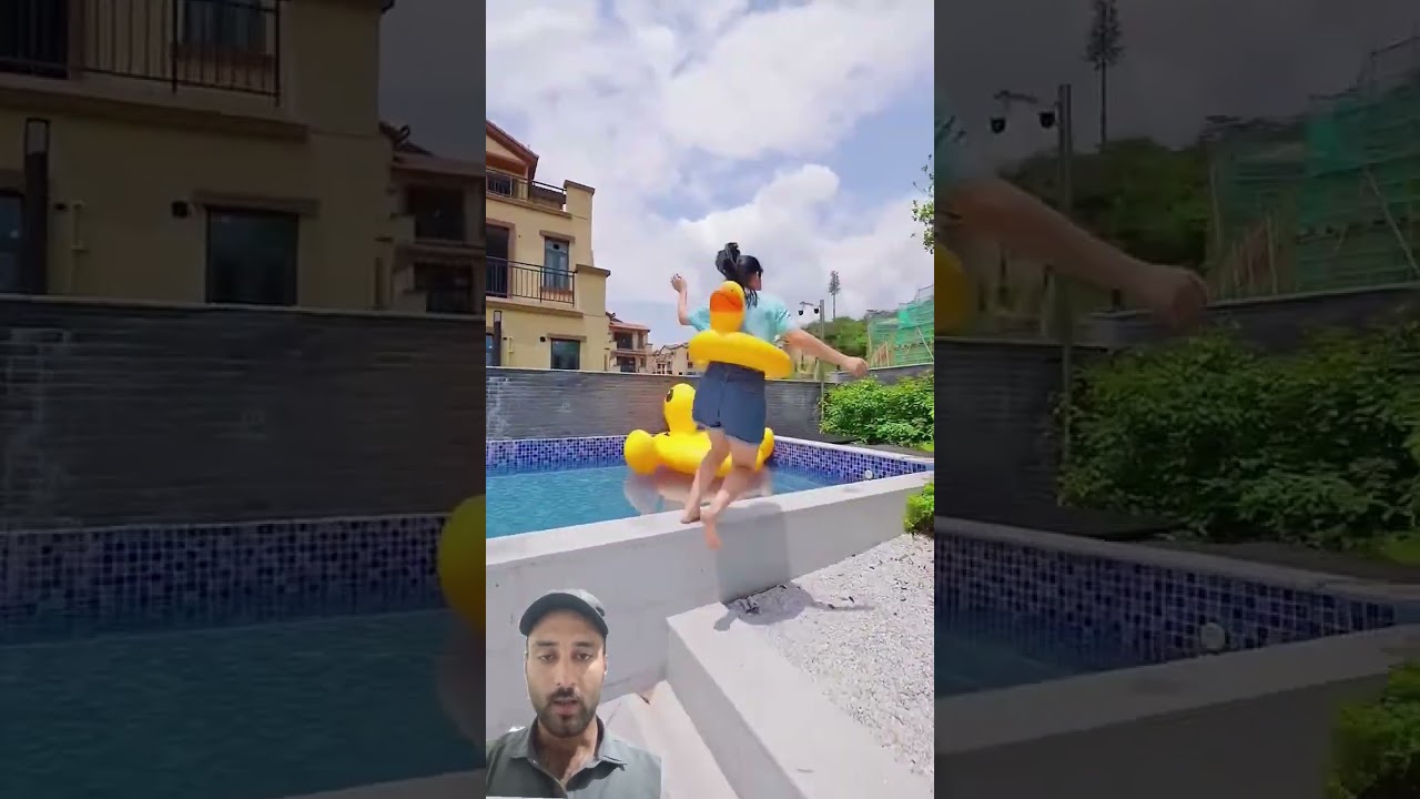 new amazing duck sweeming pool jekat gadgets #funny #comedy #dj #houseparties #funshow #houseoffun