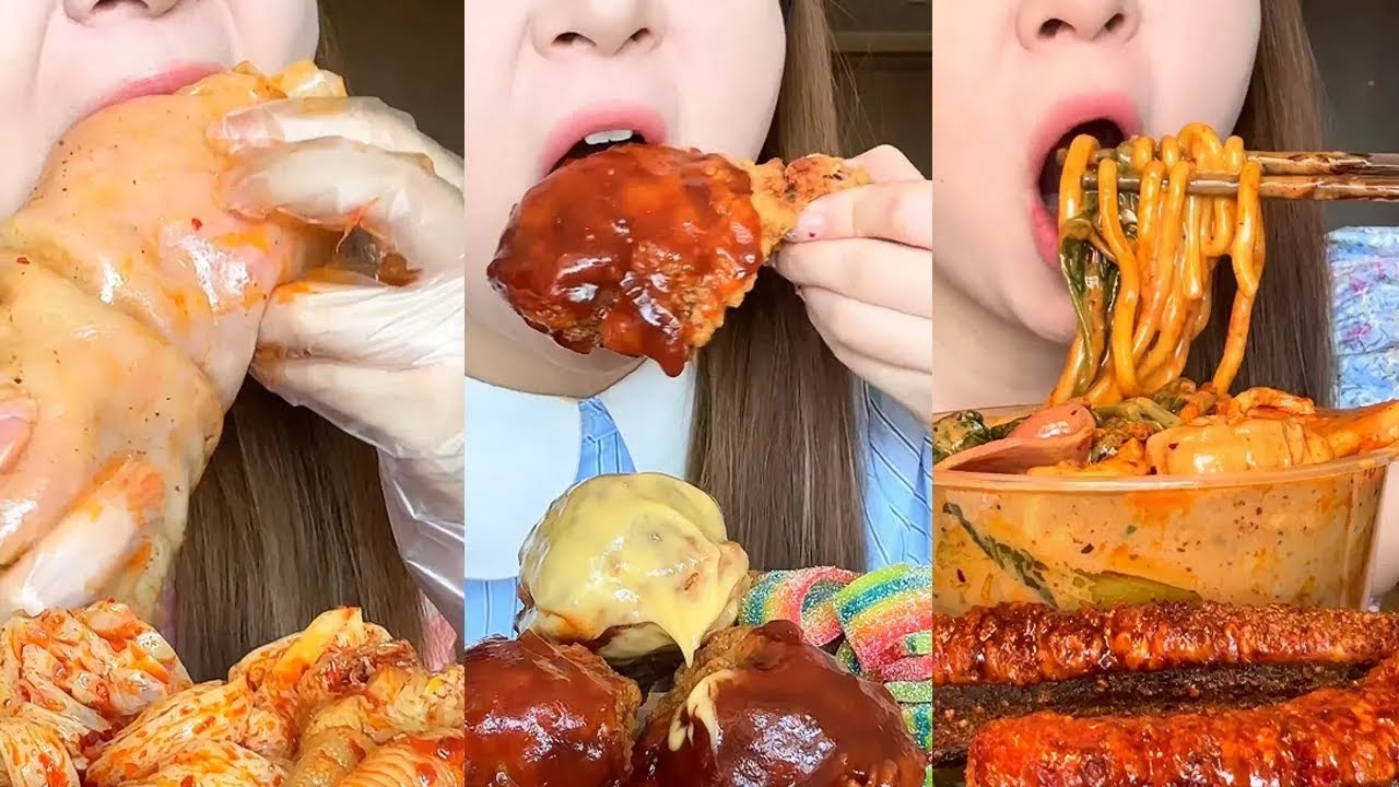 Eating delicious food all over the world, getting fat is worth it.#food #mukbang#collection