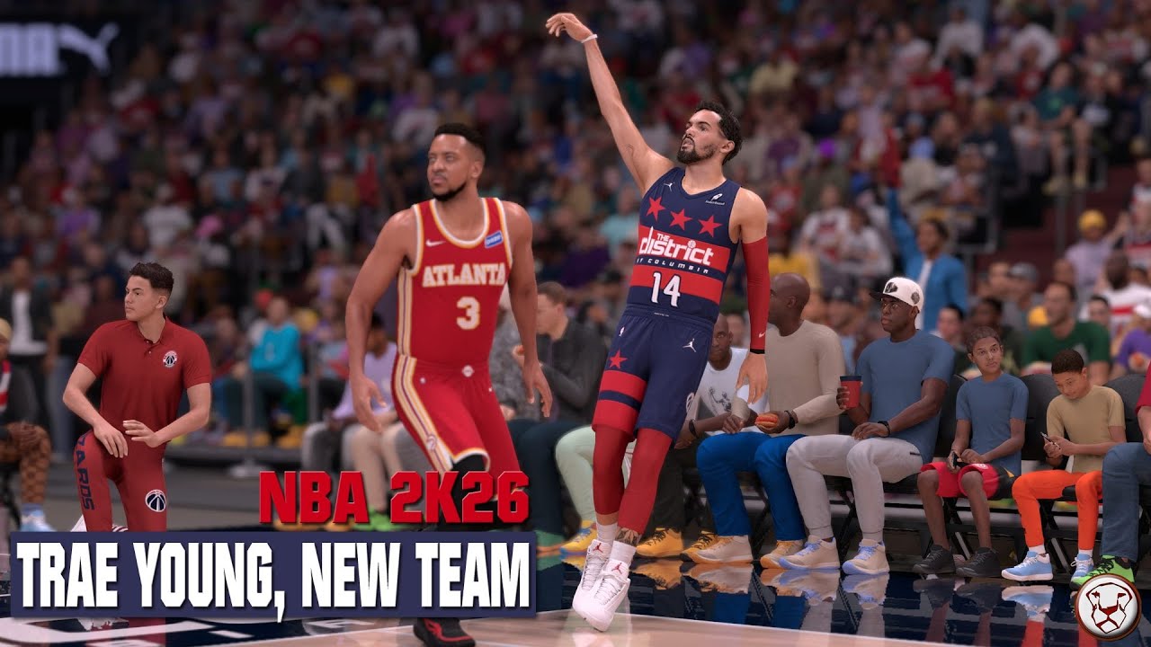 NBA 2K26: Трэй Янг: лучшие моменты игры новой команды | «Хокс» против «Уизардс» | PC