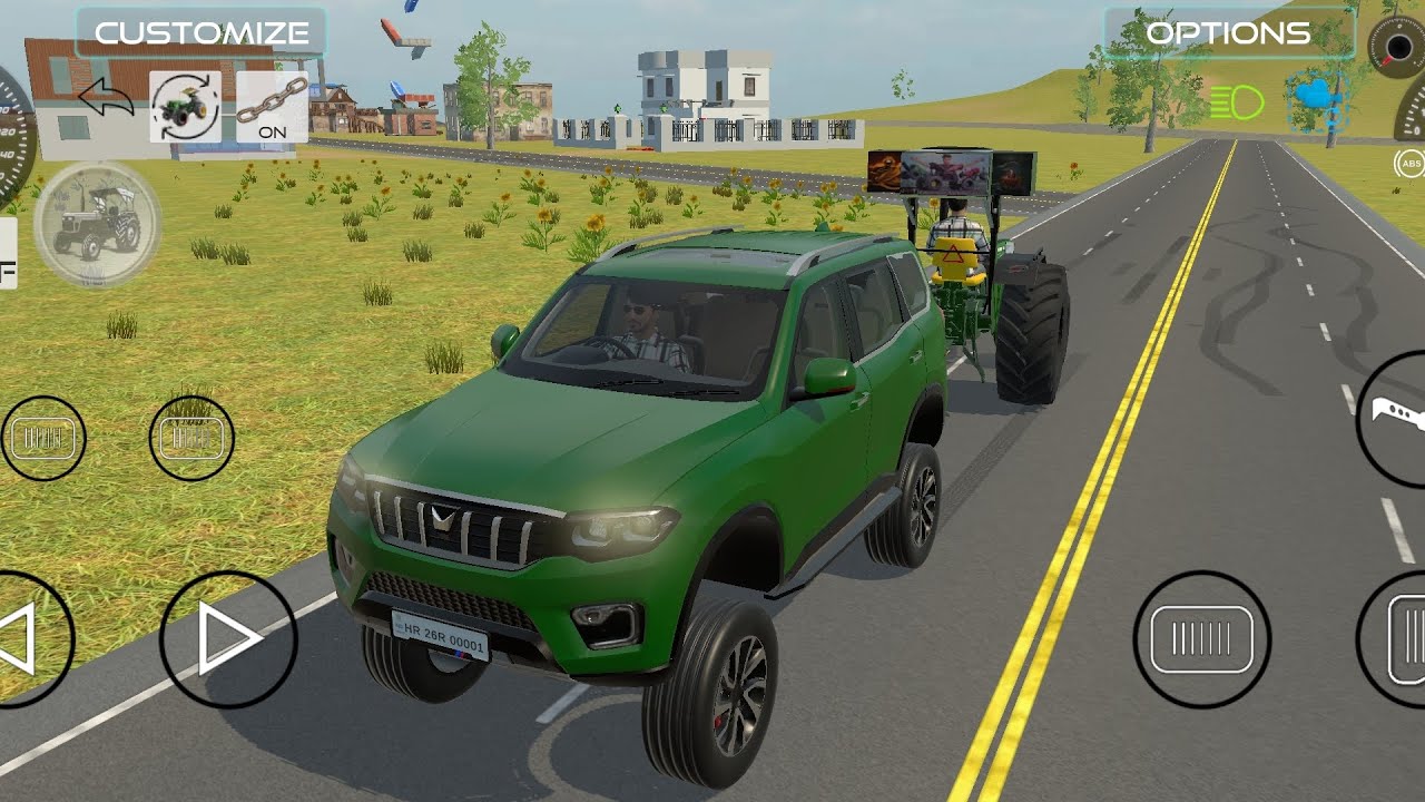 John Deere versus fortuner Indian vehicles tractor