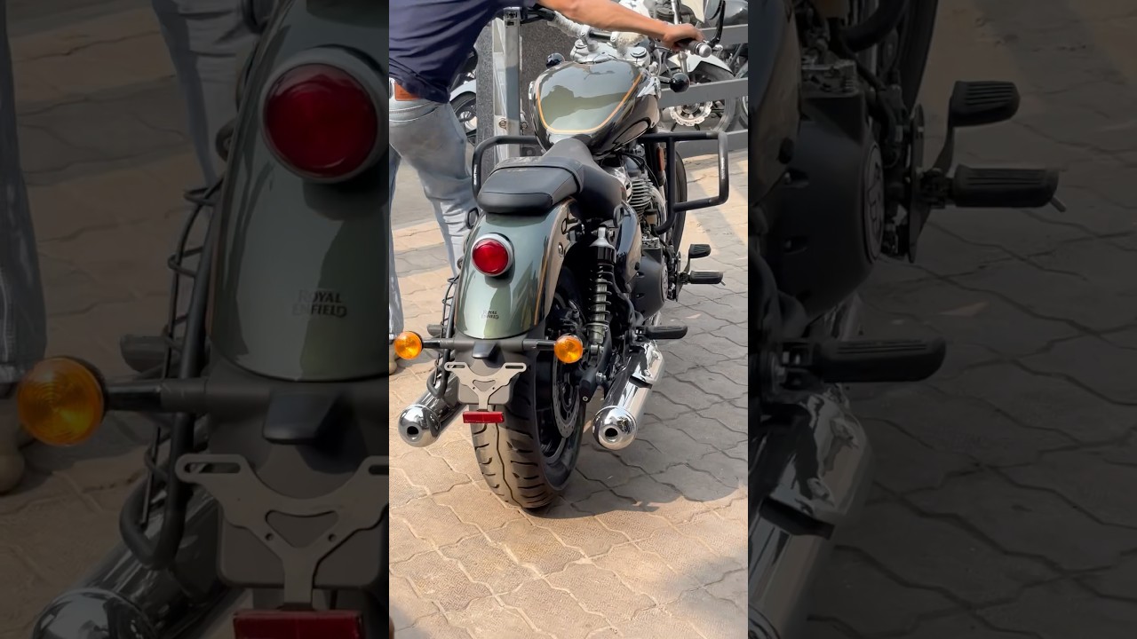 super Meteor 650 Swag 😎 Royal Enfield #trending #viralvideos #shorts #oldmoney