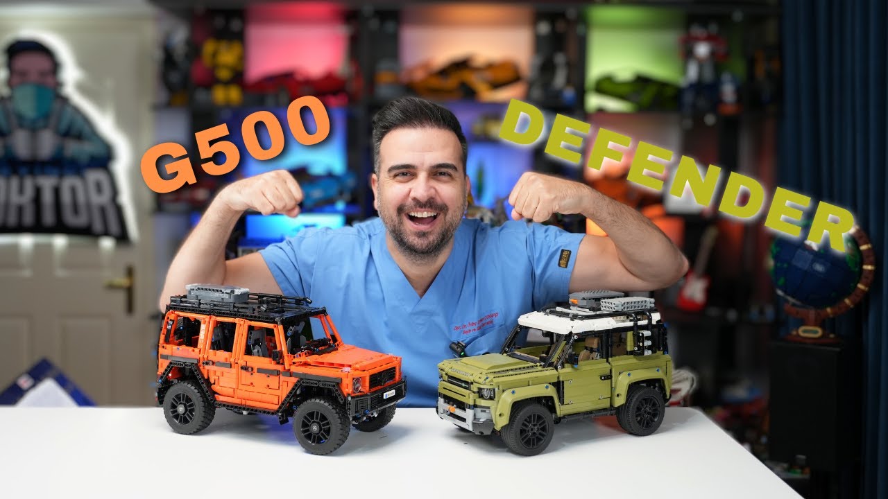 LEGO TECHNIC MERCEDES G500 İNCELEME VE LAND ROVER DEFENDER KARŞILAŞTIRMASI!