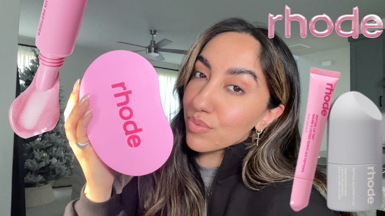 Trying the Rhode Skin Limited Edition Jelly Bean Peptide Lip Tint & Birthday Duo 🍬