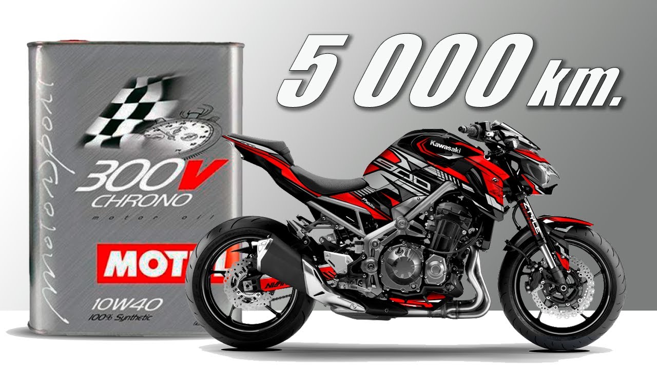 Motul 300V Chrono 10w40 (Kawasaki Z900, 5 000 km)