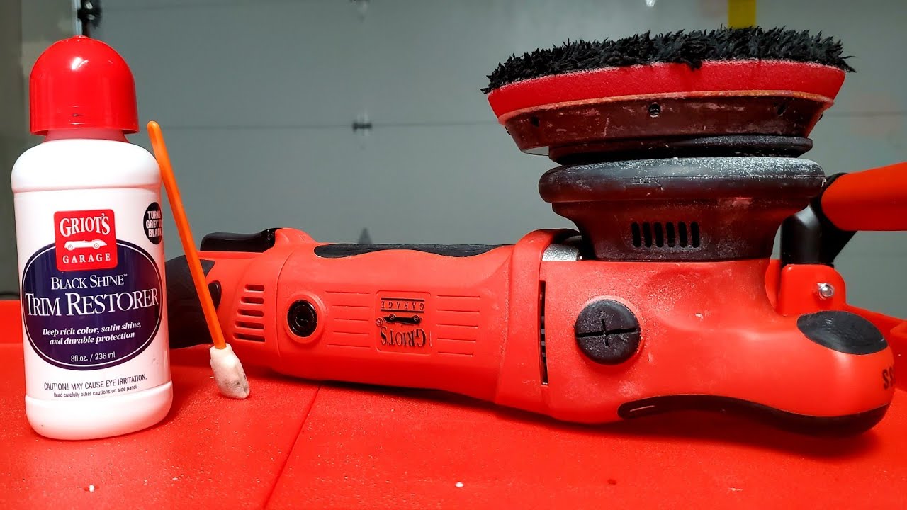Trying Griot's Garage Trim Restorer