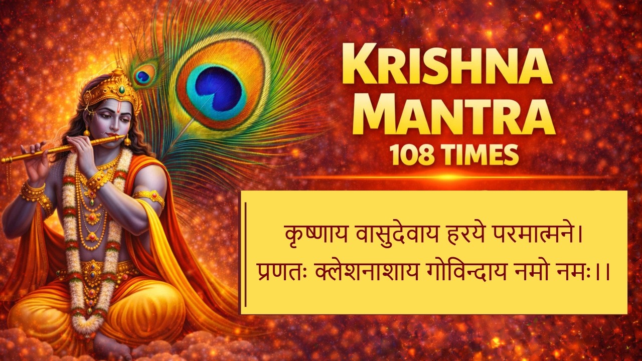 Krishnaya Vasudevaya Haraye Paramatmane | Krishna Mantra