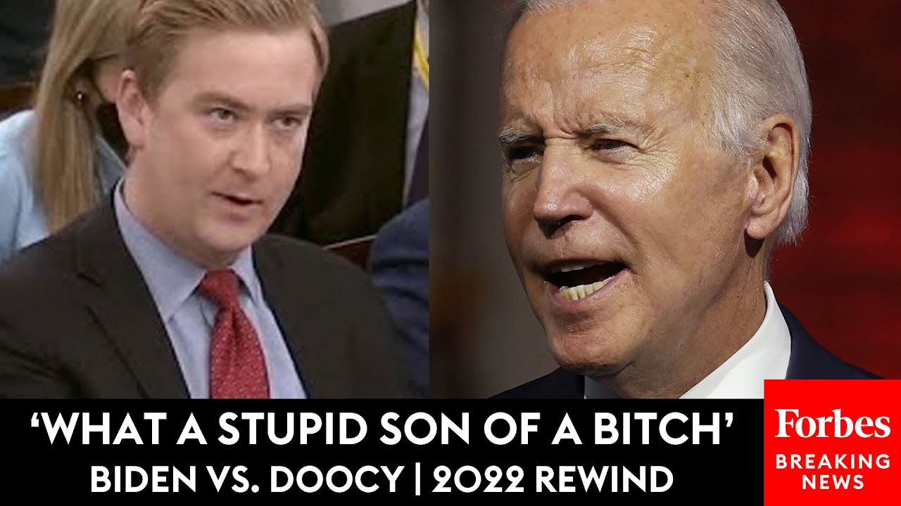'What A Stupid Son Of A Bitch': Top Biden And Doocy Clashes | 2022 Rewind