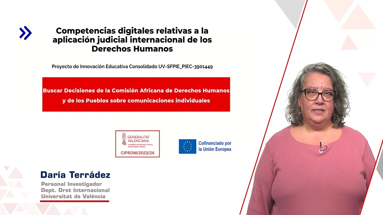 Buscar Decisiones de la Comisión Africana de Derechos Humanos y de los Pueblos