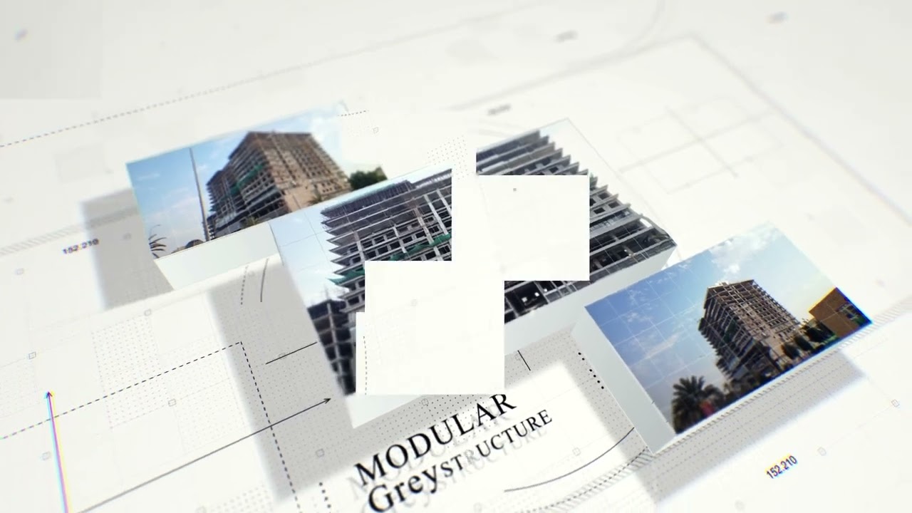 What began as a 3D concept has now taken shape as a solid grey structure