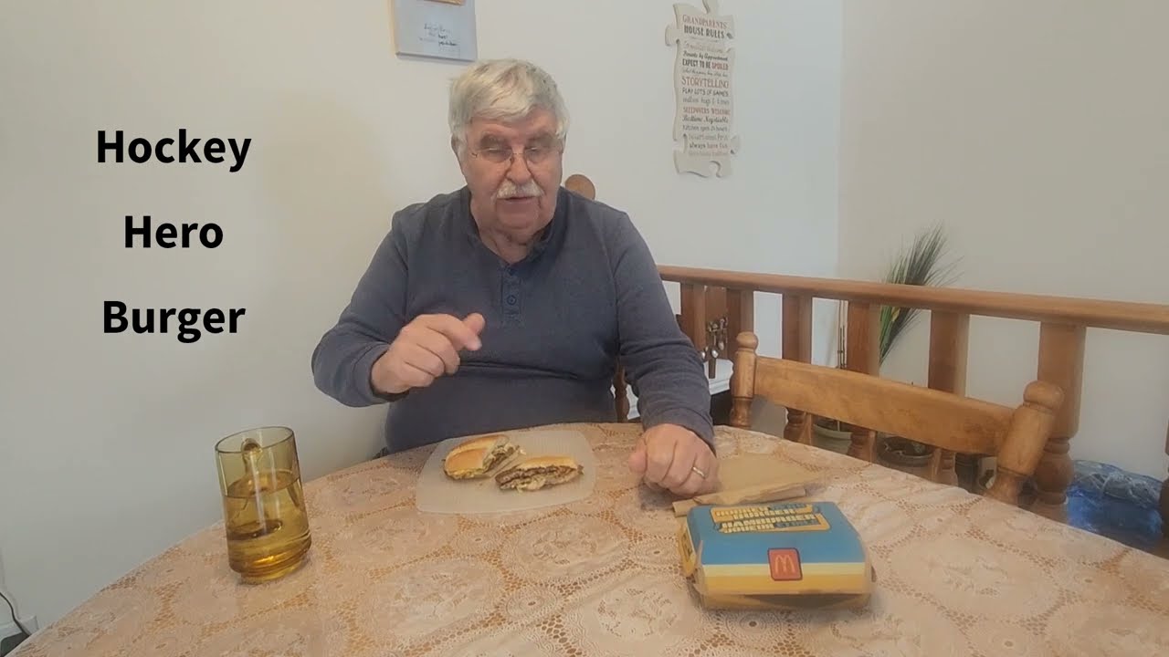 McDonald's Hockey Hero Burger Review!