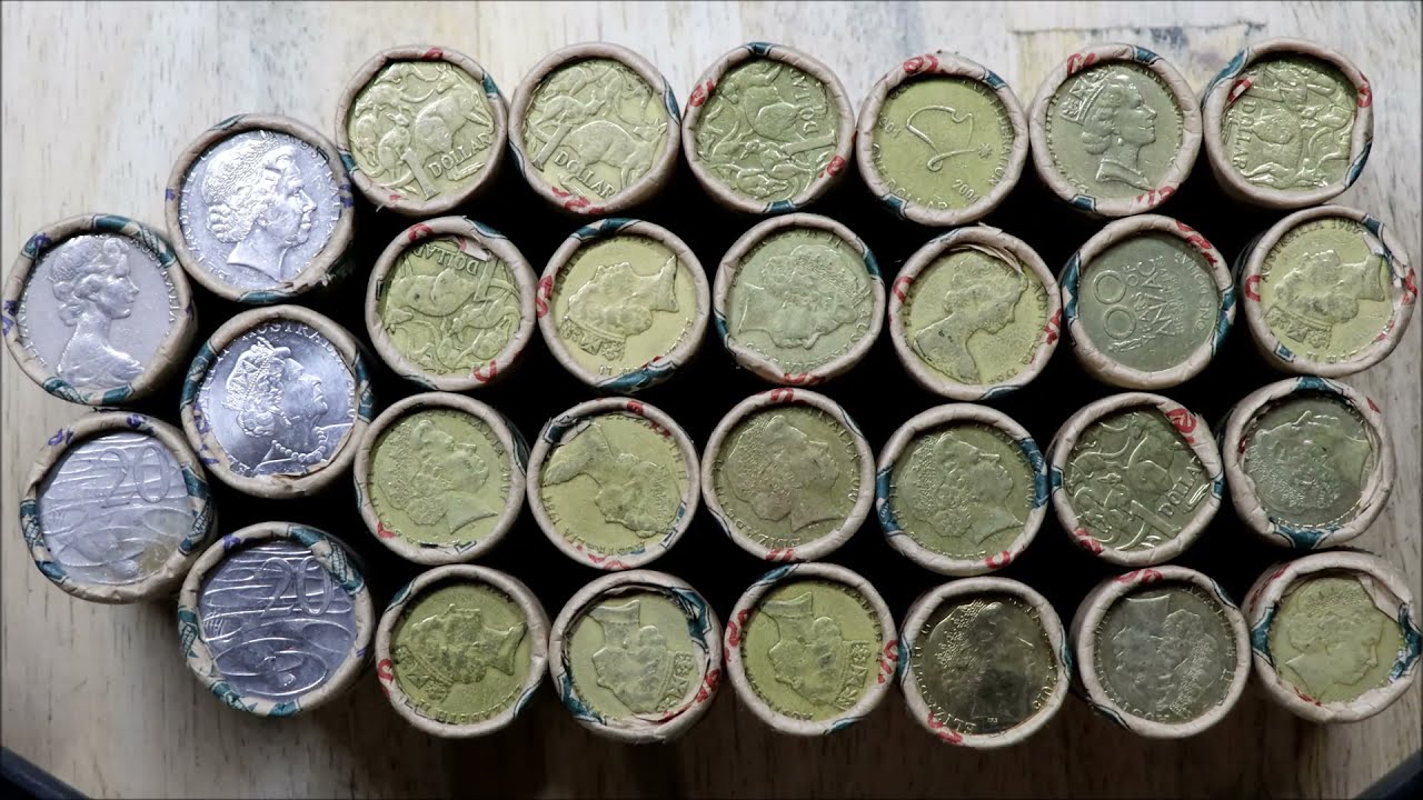 20 cent & $1 Dollar Coins Great!! coin finds -: Howards' Coin Video