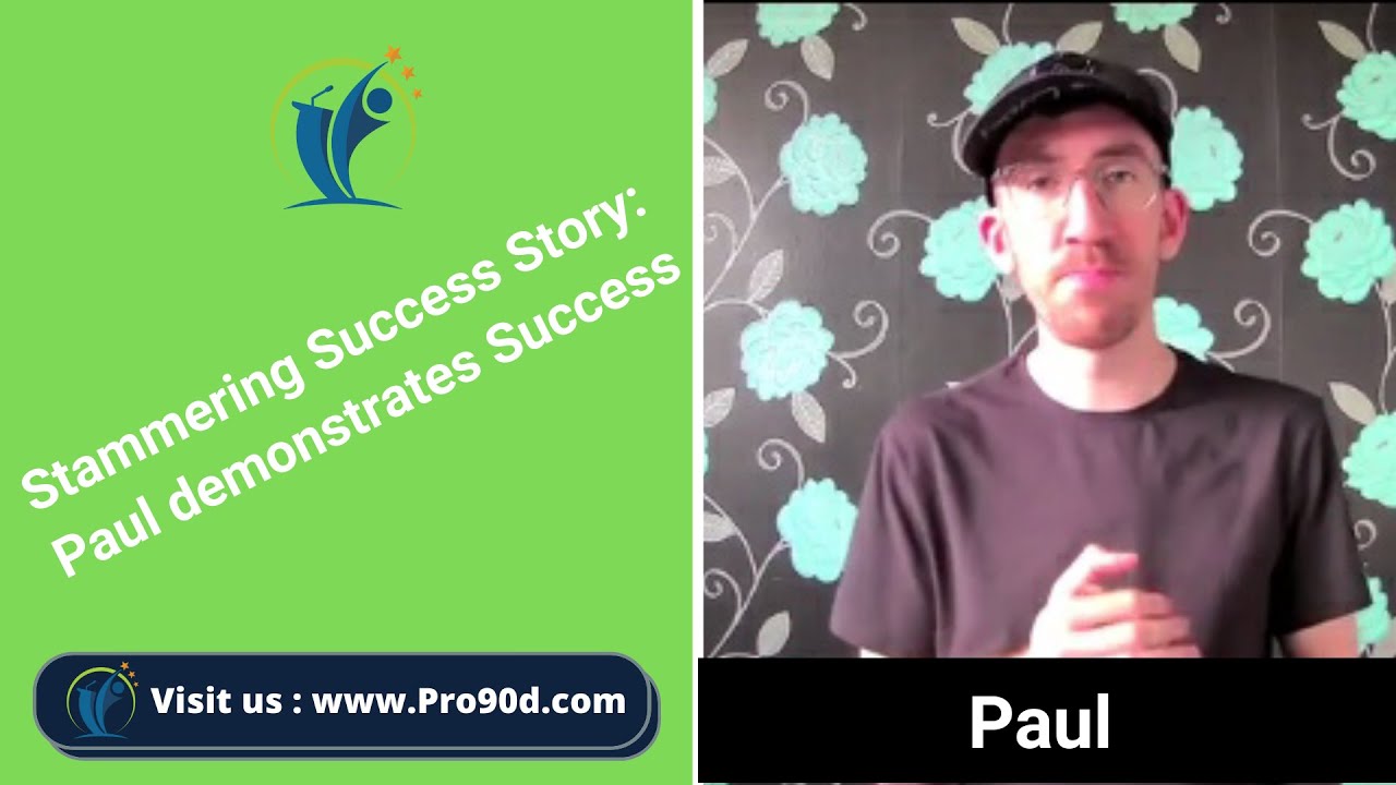 Top Stammering Treatment for Paul is Pro90d, UNSOLICITED Review for Pro90d