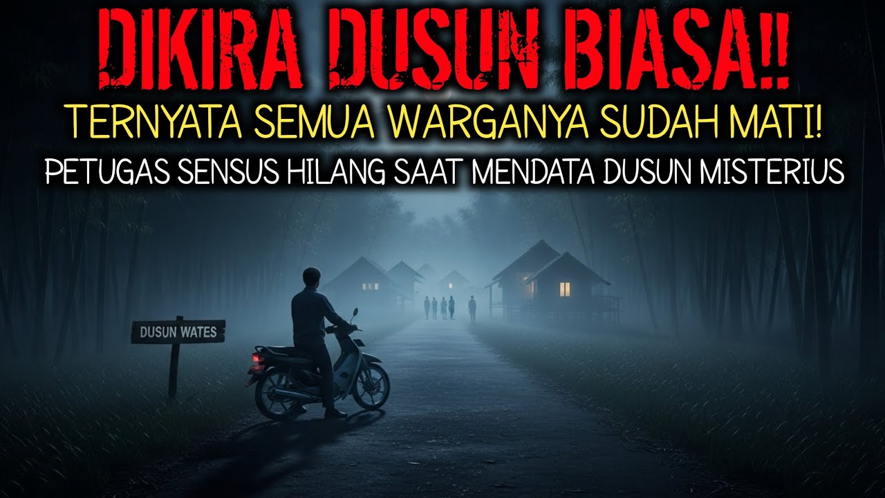 KISAH NYATA!! PETUGAS SENSUS HILANG DI DESA MISTERIUS TEGAL SARI - cerita horor