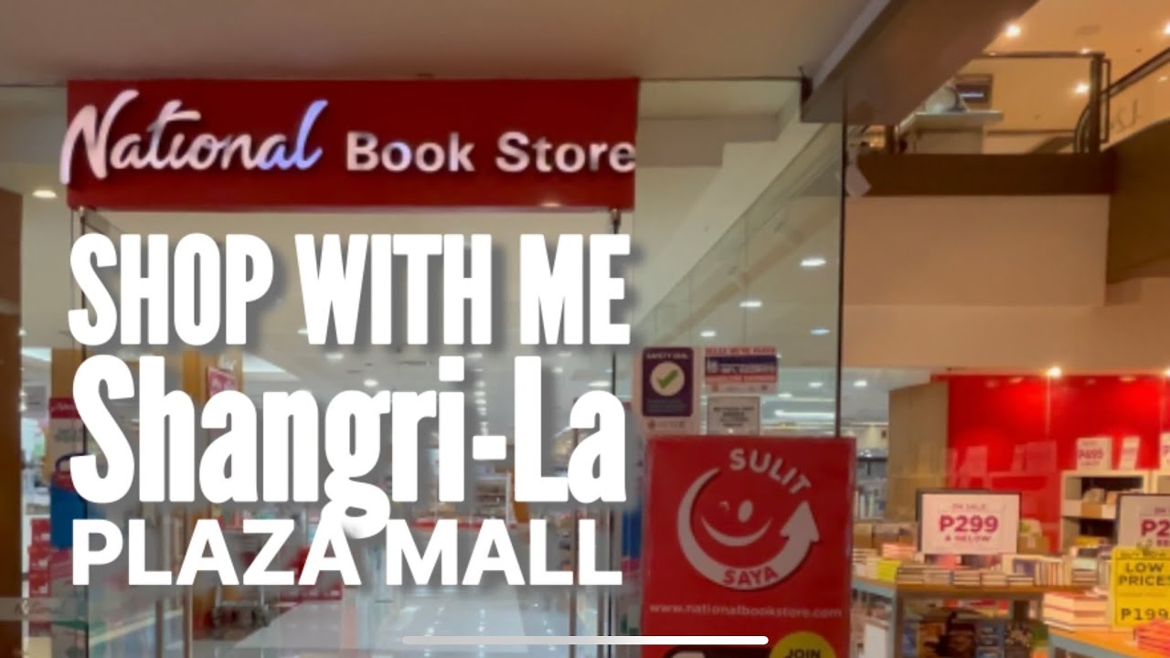 SHOP WITH ME: Reminiscing in National Bookstore Shangri-ka Plaza Mall