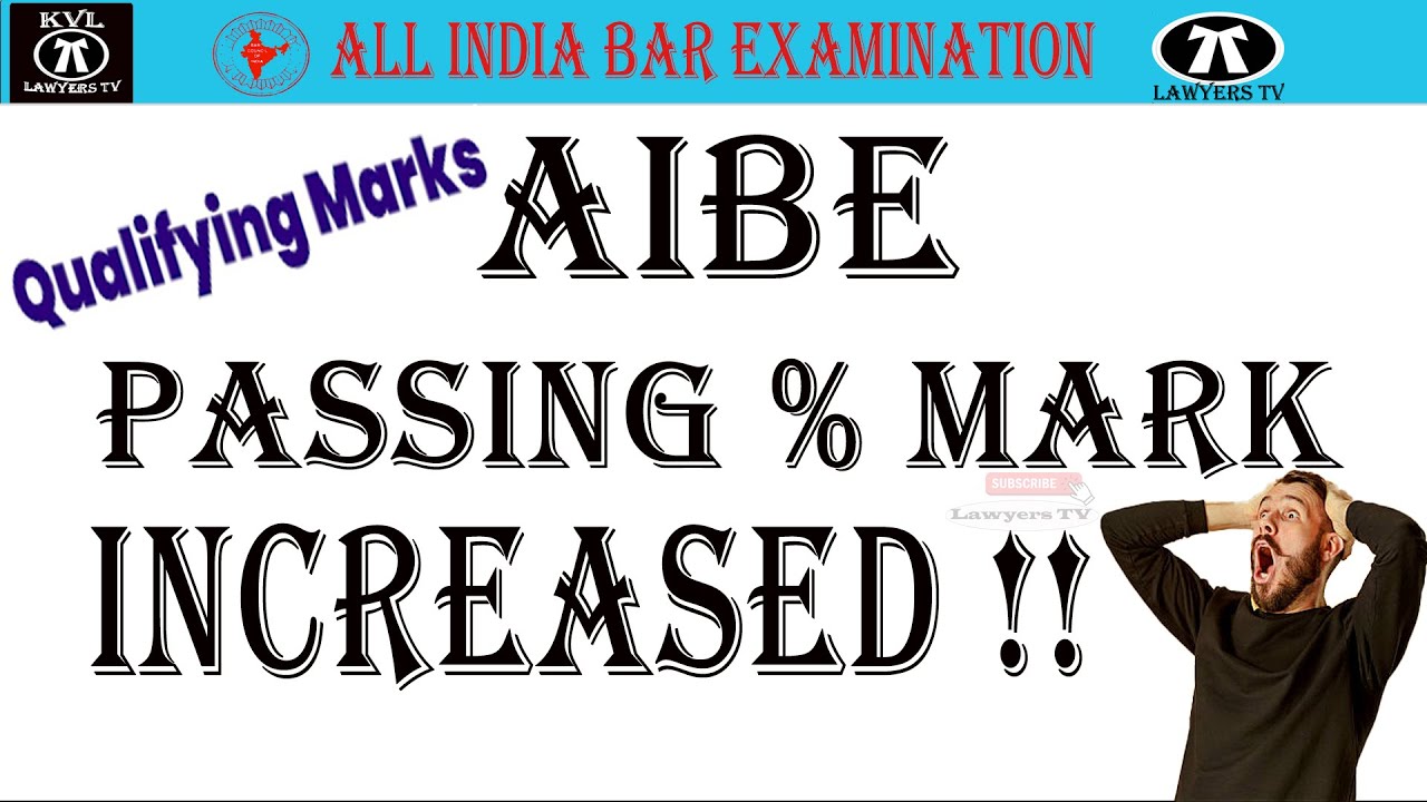 AIBE Passing Mark Details | All India Bar Exam Pass Mark | AIBE Qualifying Cutoff Marks | #Tamil