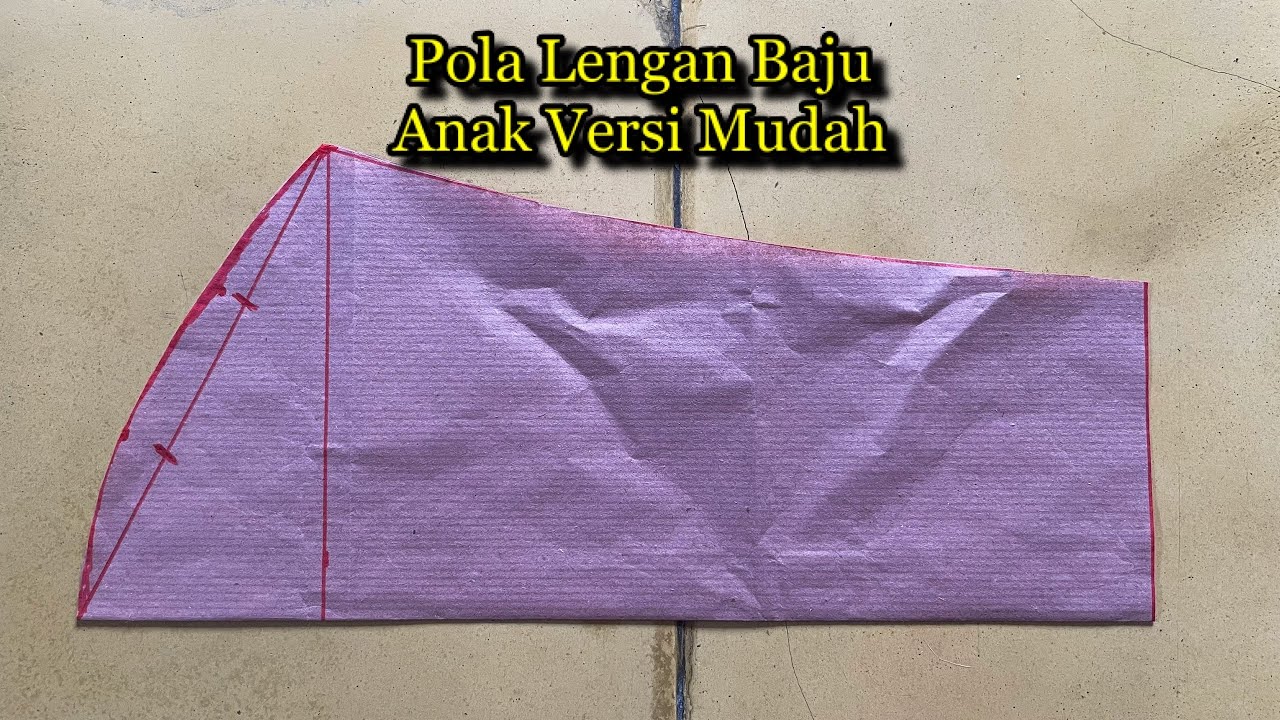 Pola Lengan Baju Anak Laki Laki Dan Perempuan Versi Mudah Untuk Pemula