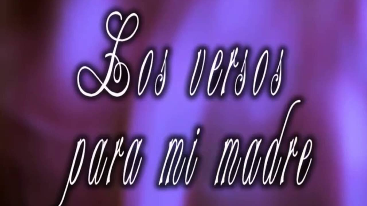 FERNANDO SILVA LOS VERSOS A MI MADRE. karaoke