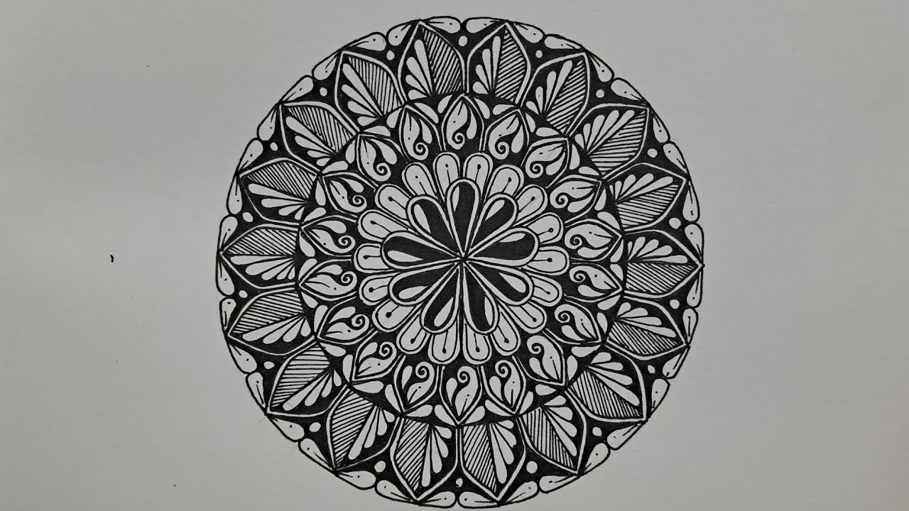 Beautiful Symmetrical Mandala Art | Pattern Mandala || artsplash25 