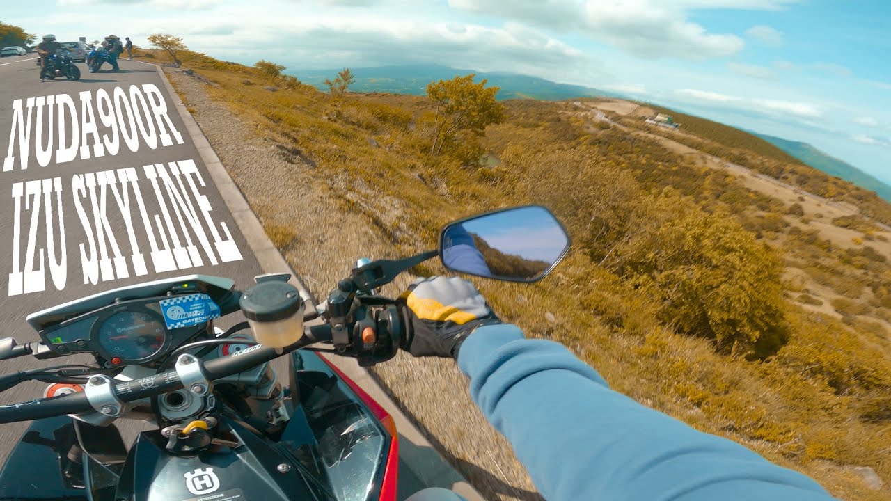 IZU SKYLINE Pt.1｜HUSQVARNA NUDA900R ARROW EXHAUST [4k]
