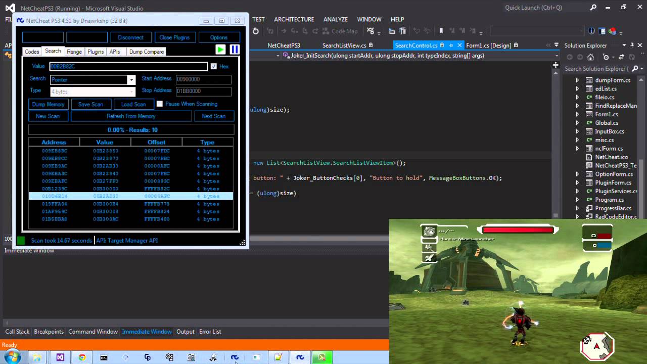 NetCheat PS3: Pointer Scan Tutorial