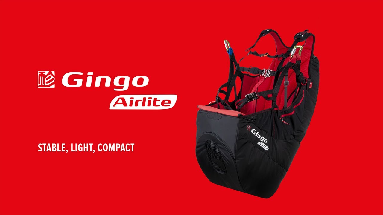 GIN GLIDERS ::: Gingo Airlite 4 -- Intermediate light airbag harness
