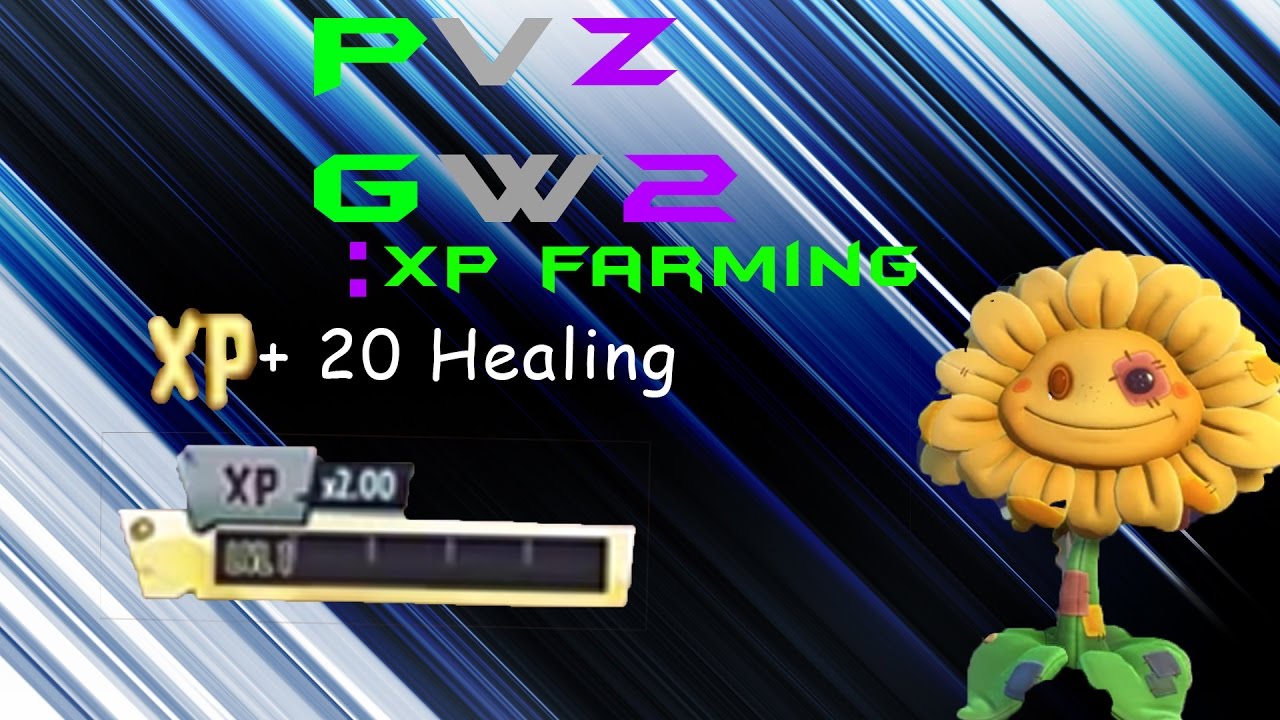 How to promote sunflowers super EASY!!   PVZ GW2 Sunflower XP Farming