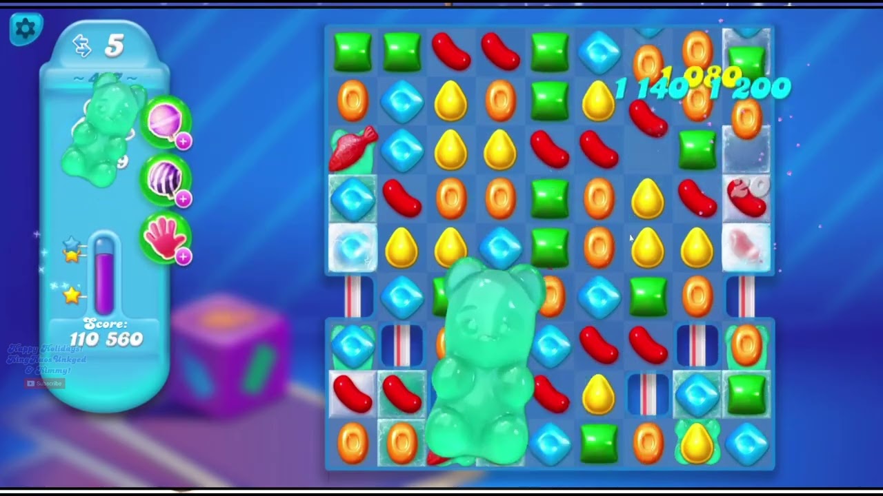Level 487 VS 1 Live Candy Crush Soda Winter 2020