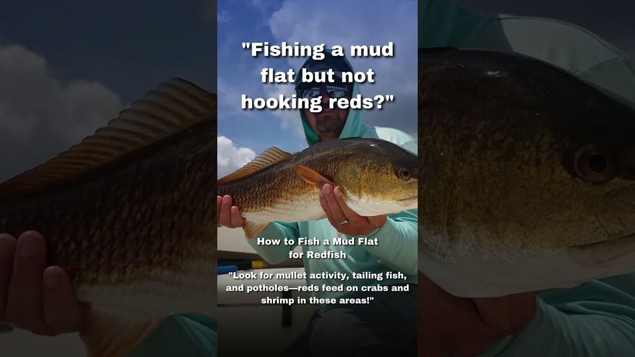 How to Fish a Mud Flat for Reds - Redfish Fishing Tips