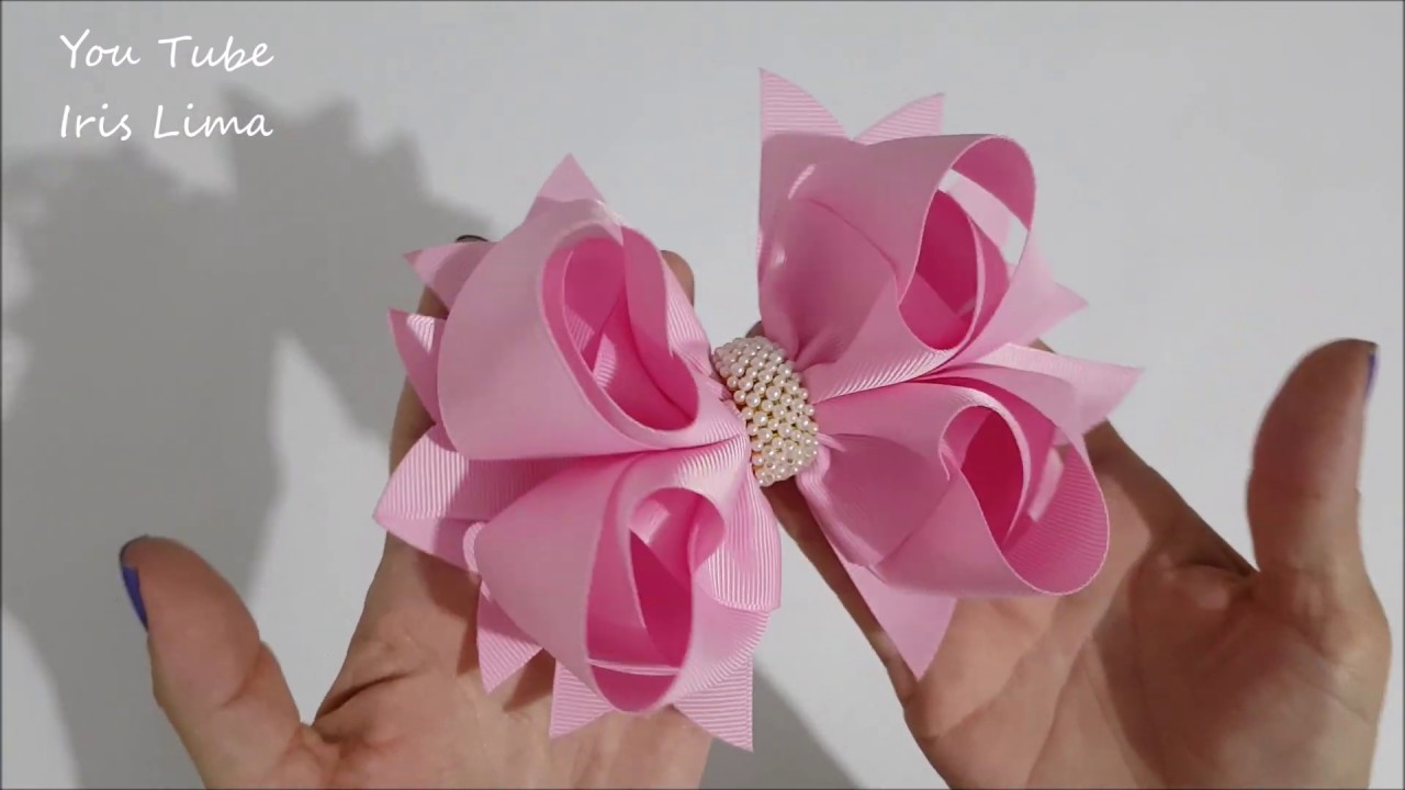 Laço de Gorgurão 🎀 Laço Boutique Bambolê 🎀 DIY  🎀 Pap 🎀 Tutorial 🎀 By Iris Lima