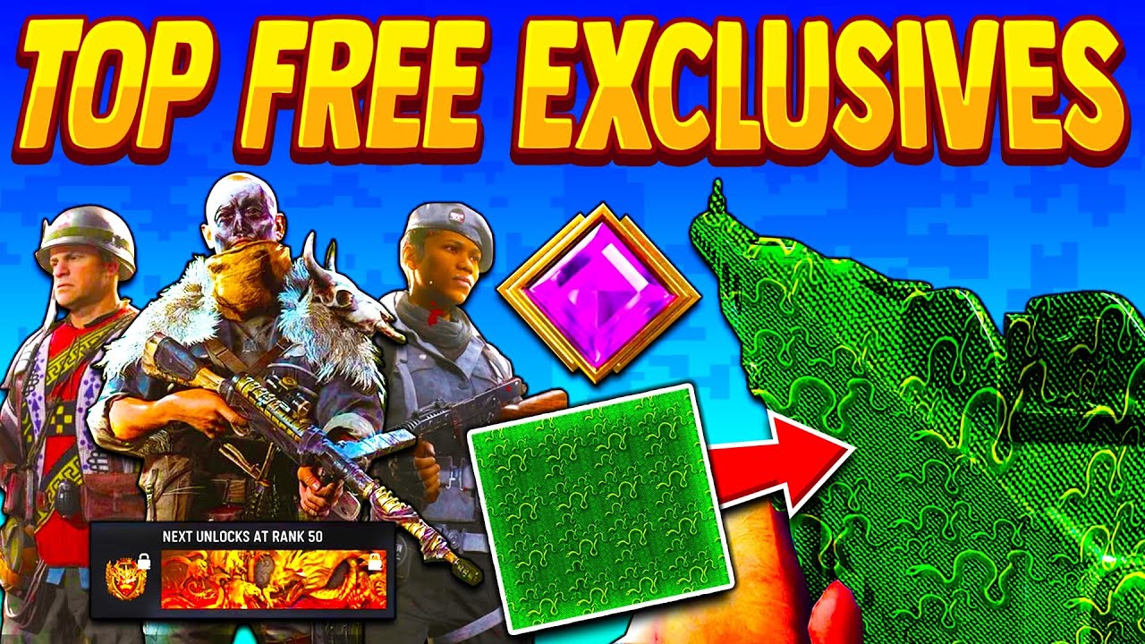 BEST FREE EXCLUSIVE ITEMS in Vanguard Season 2 - (Camo, Operator Skins, Blueprints, & More) *Rare*