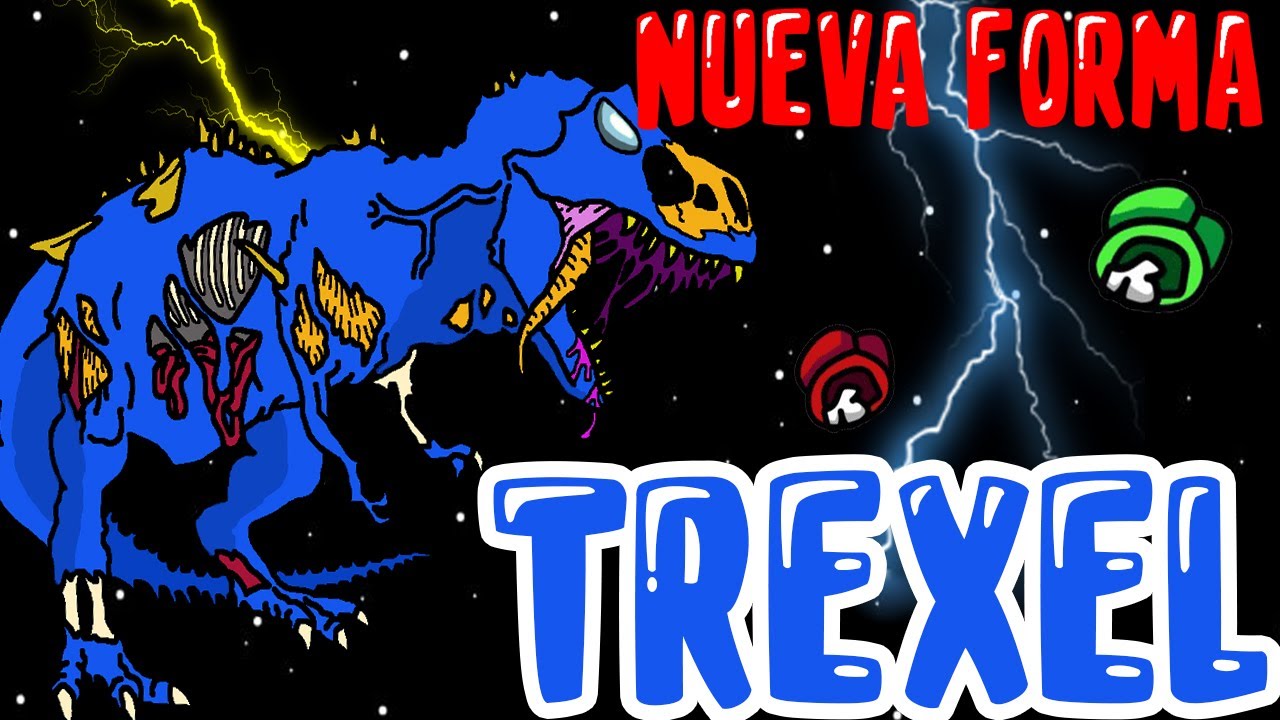 😱DESCUBRO la NUEVA FORMA de TREXEL el IMPOSTOR DINOSAURIO en AMONG US (MI HISTORIA⚠️) | mapaxe