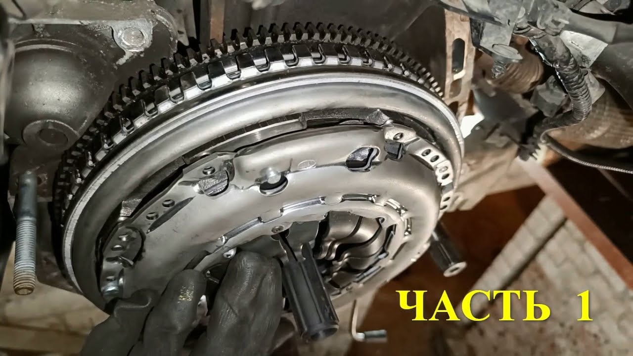 Замена сцепления на меган 3 - Часть 1