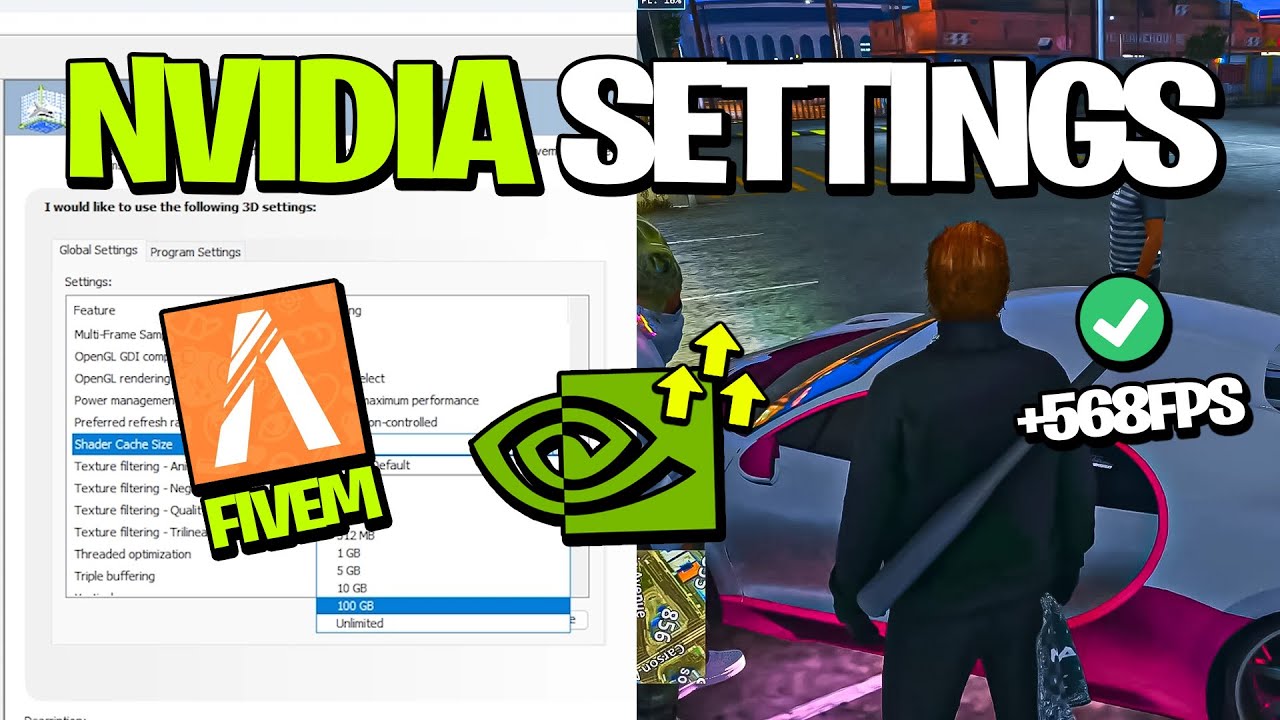 Best NVIDIA Settings for GTA FiveM – Boost FPS & Fix Stutters
