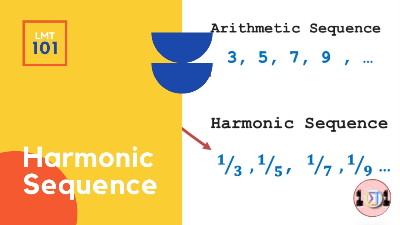 How to find the nth term of HARMONIC SEQUENCE | LMT101