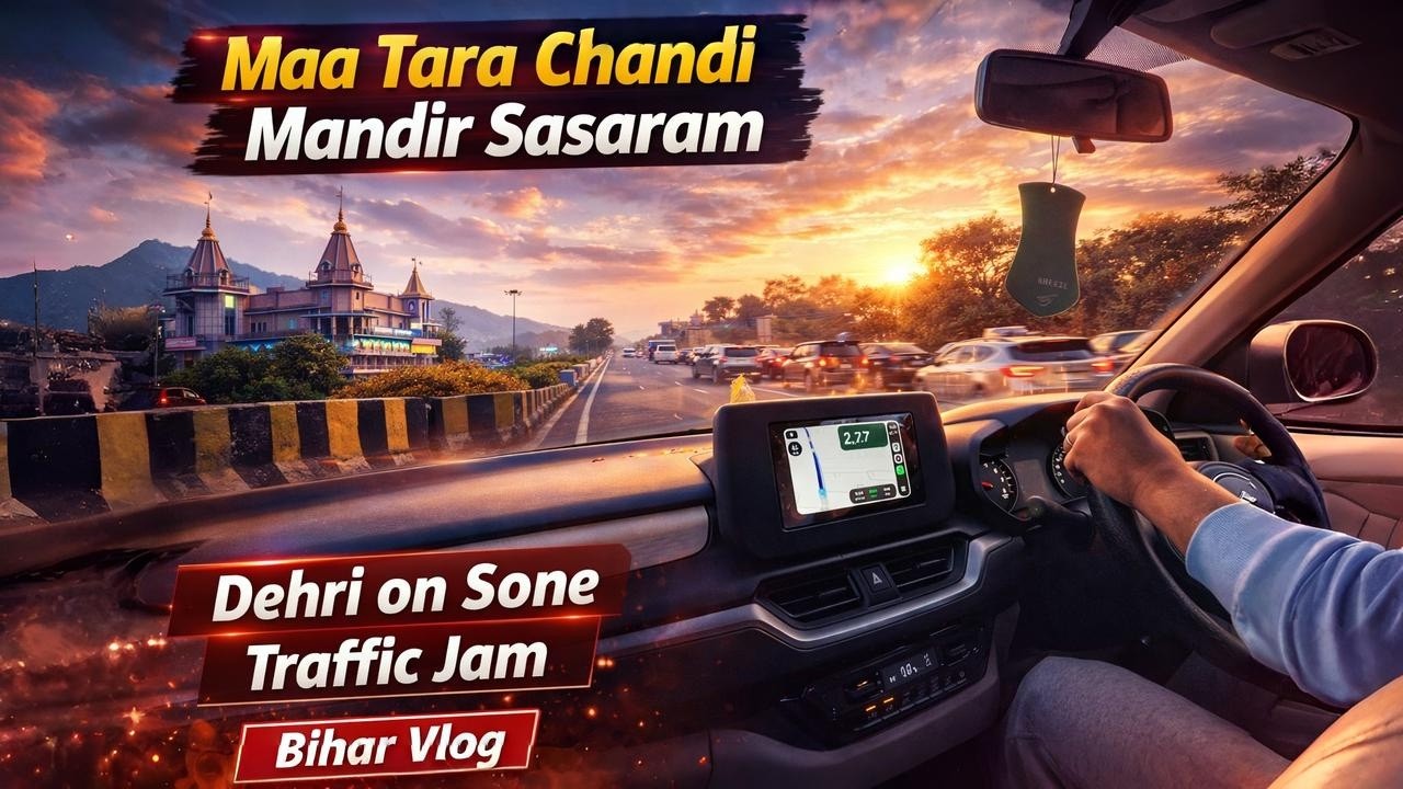 Maa Tara Chandi Mandir Sasaram | Dehri on Sone Traffic Jam | Bihar Vlog