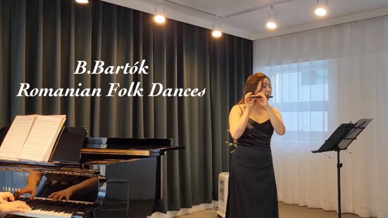 Bartok - Romanian Folk Dances for Flute | 바르톡 루마니안 포크댄스
