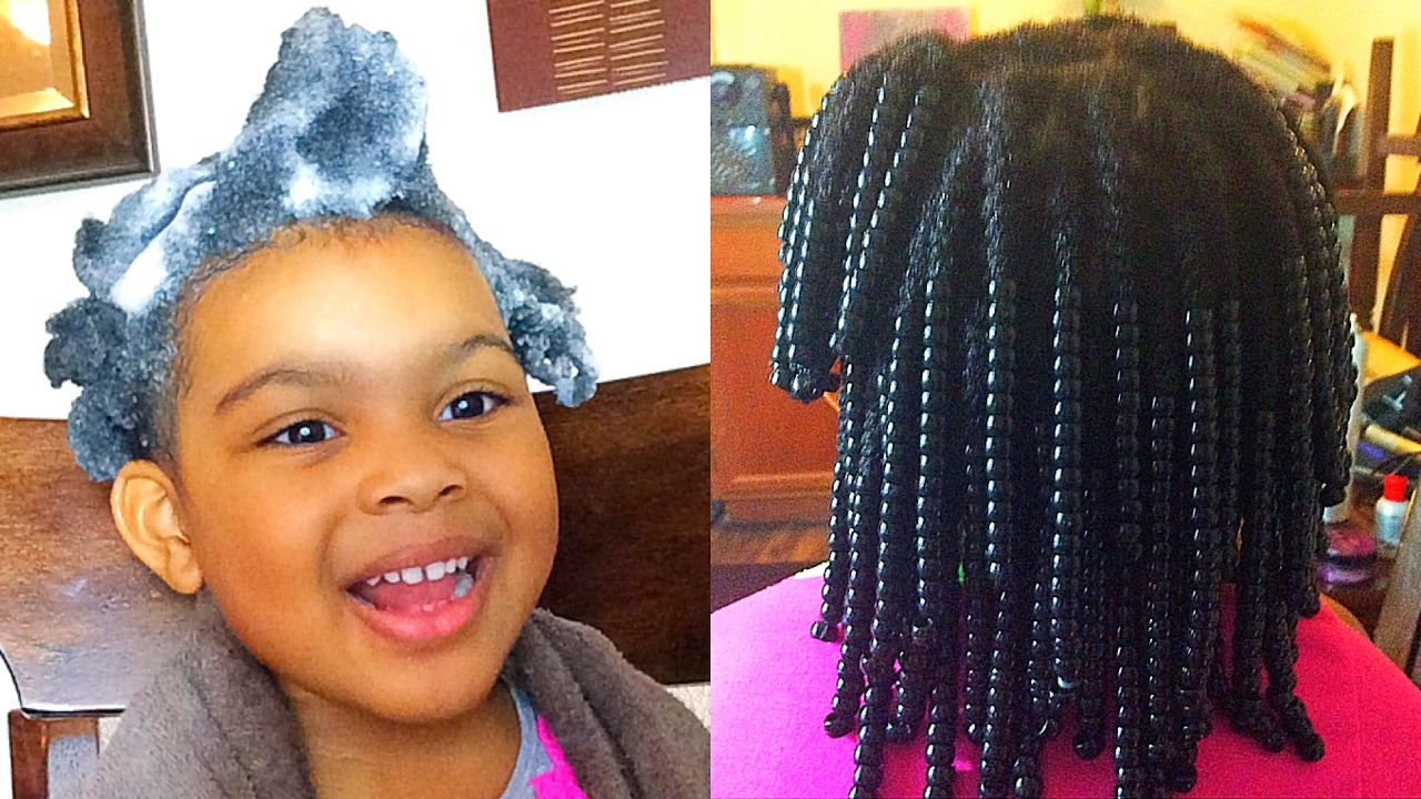 Natural Hair| Wash Day For 4c hair Kid Protective Styles