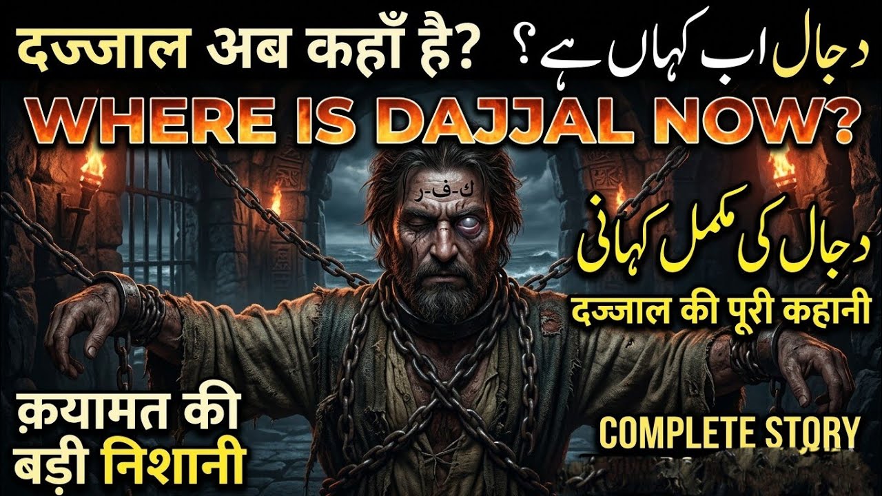 Dajjal Ab Kahan Hai? 🧐 Kab Niklega Dajjal? | Complete Story of Dajjal | Qayamat ki Badi Nishani