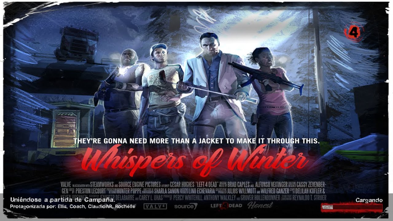 Left 4 Dead 2 - Whispers of Winter Completo #Left4Dead2 #WhispersOfWinter #Horror #Zombies #Gameplay