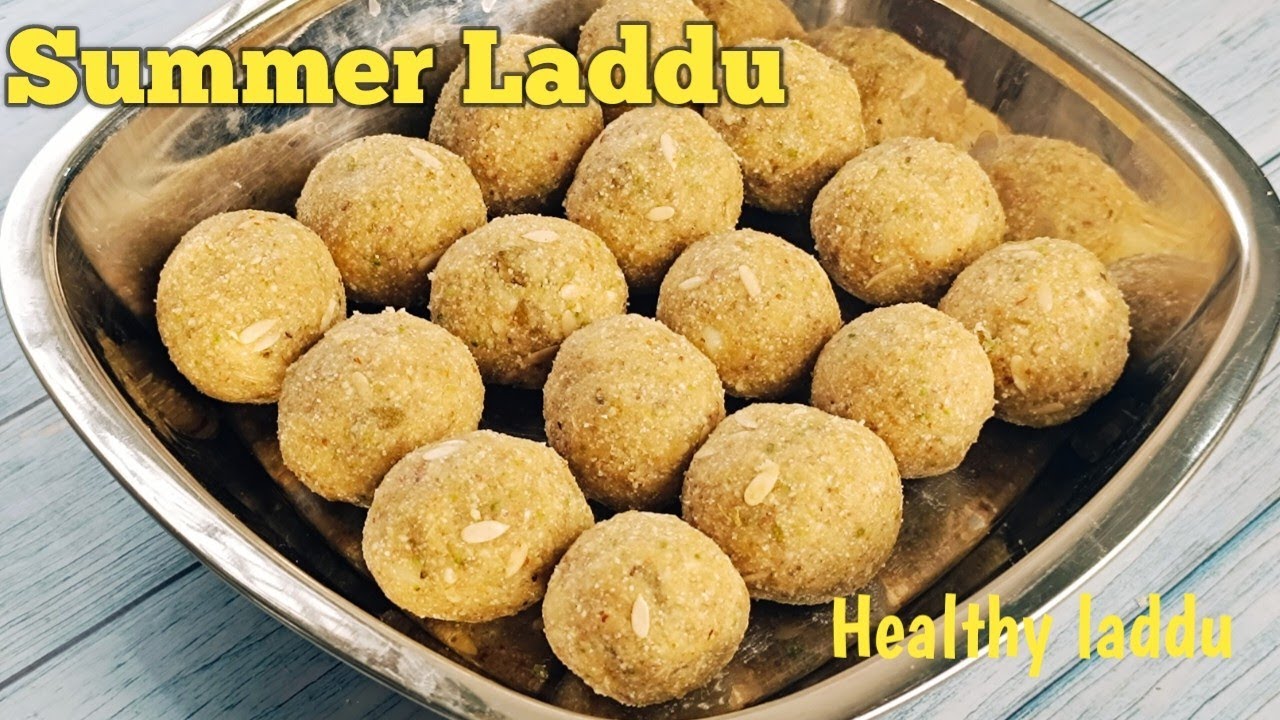 गर्मियों में आटे के ठंडक और ताकत देने वाले लड्डू |Garmiyon ke aate ke laddu | Dish N Plate |