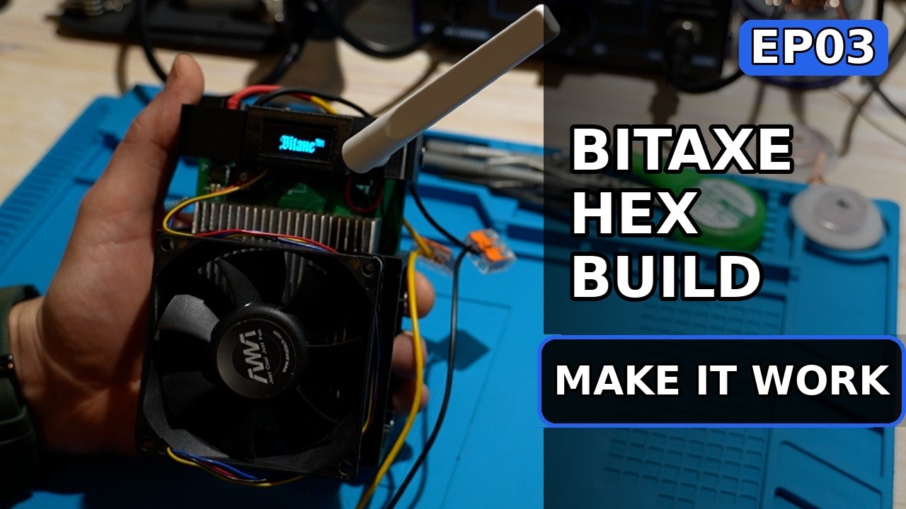 BitaxeHex Build Ep03 - заставить его работать
