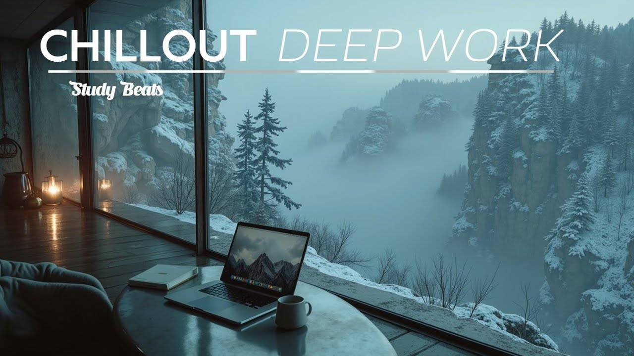 Productive Deep Work Music | Уютный зимний ноутбук - Эмбиент биты для фокуса и учебы