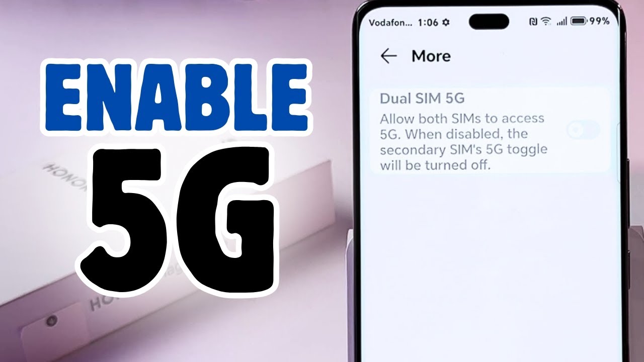 How to Activate 5G on Honor Magic 7 Lite  - Step-by-Step Guide