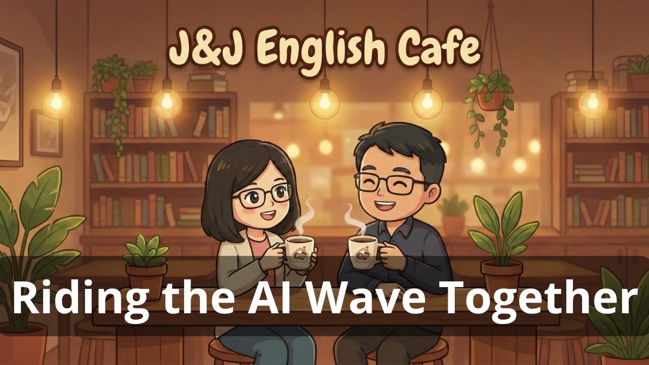 【J&J English Cafe】Ep.43: Riding the AI Wave Together