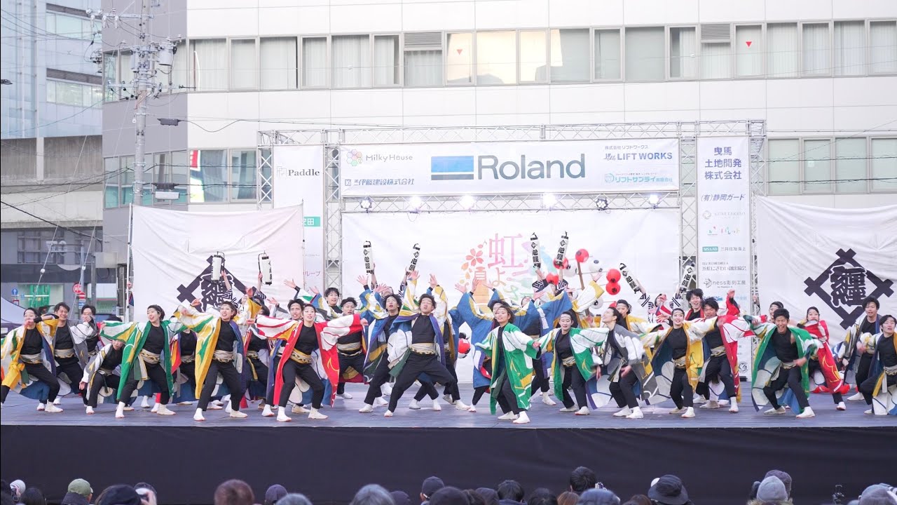 [4K] 心纏い 【ファイナル演舞】　虹彩よさこい(虹よさ) 2026 松菱跡地メイン会場