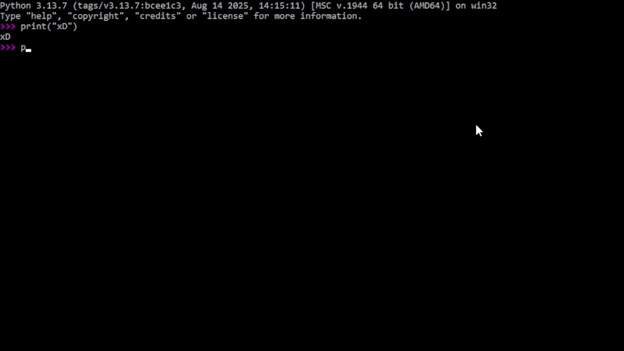 PythonConsole XD #python