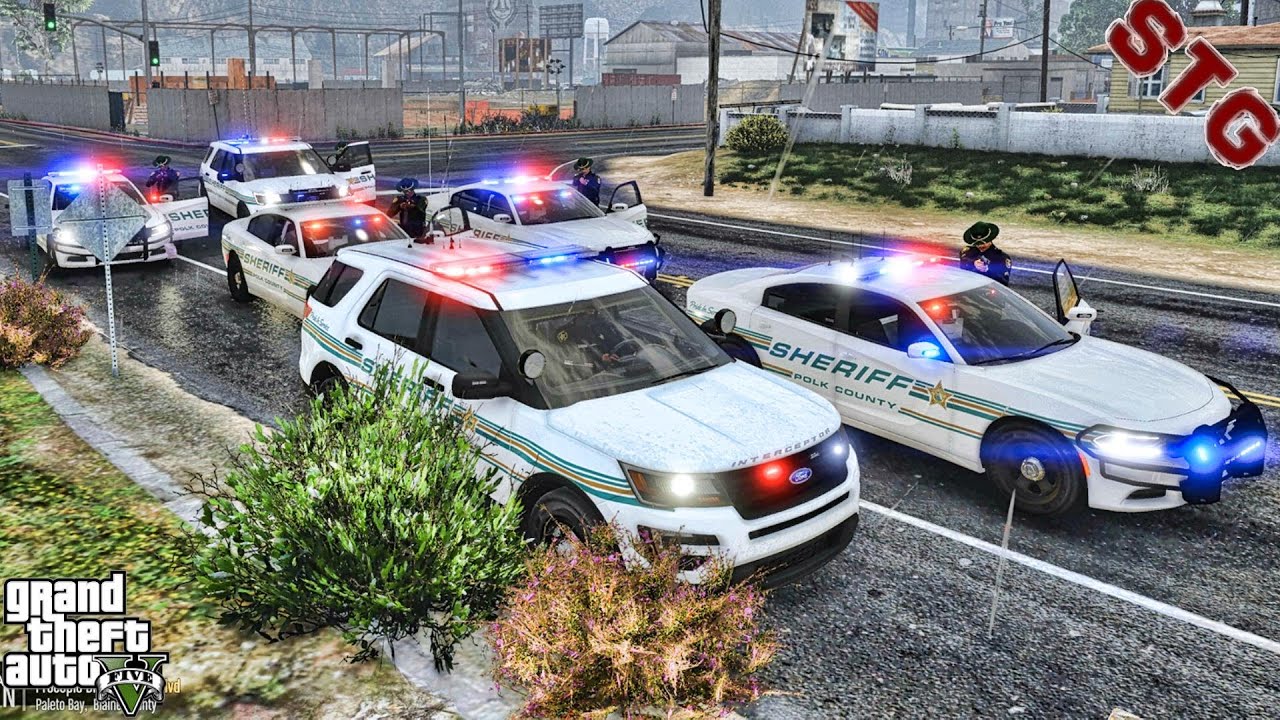 SHERIFF MONDAY| POLK COUNTY PATROL!!!| #117 (GTA 5 REAL LIFE PC POLICE MOD)